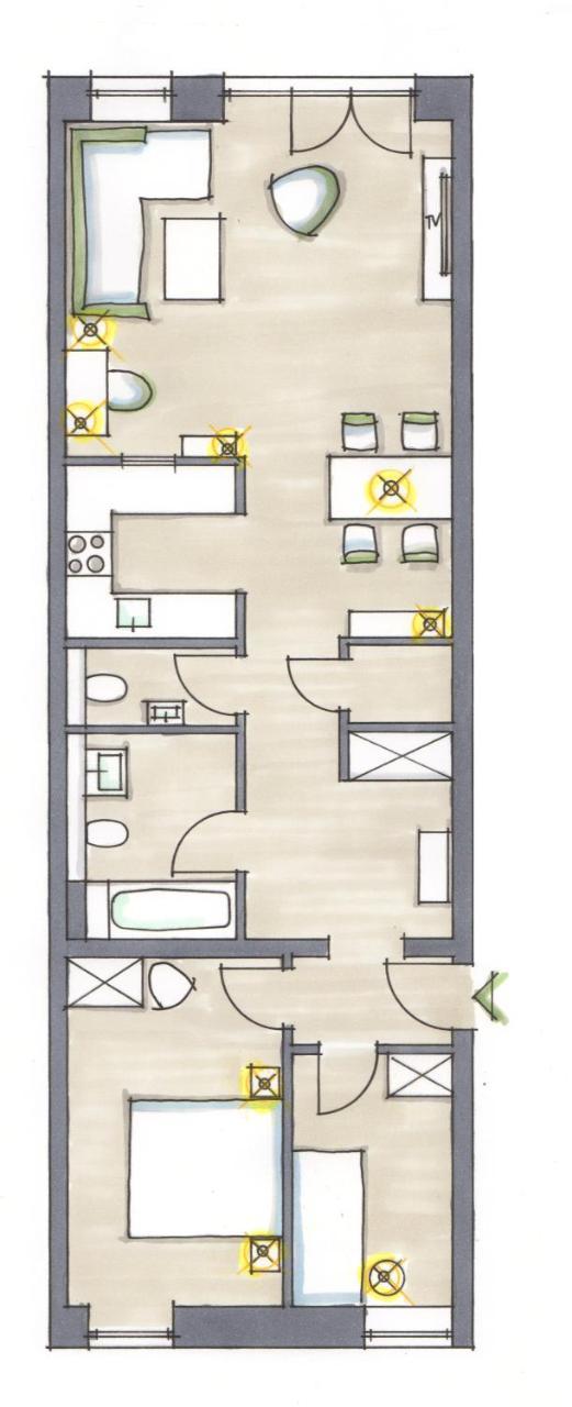 Ferienwohnung Stina 샬베우츠 외부 사진